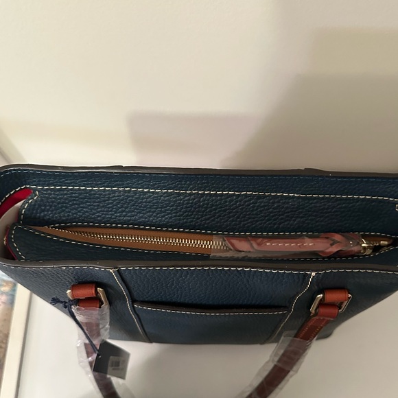 Dooney and Bourke Small Lexington Shopper in Teal-NWT - Picture 6 of 7